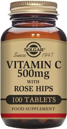Tablet Solgar Vitamin C 500mg with Rose Hips