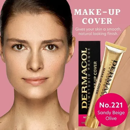Тональная основа Dermacol Full Coverage Liquid Matte Foundation с SPF 30