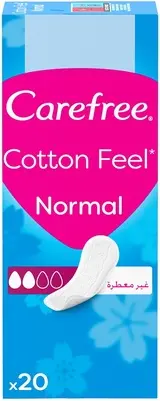 Гигиенические прокладки Carefree Normal с экстрактом хлопка