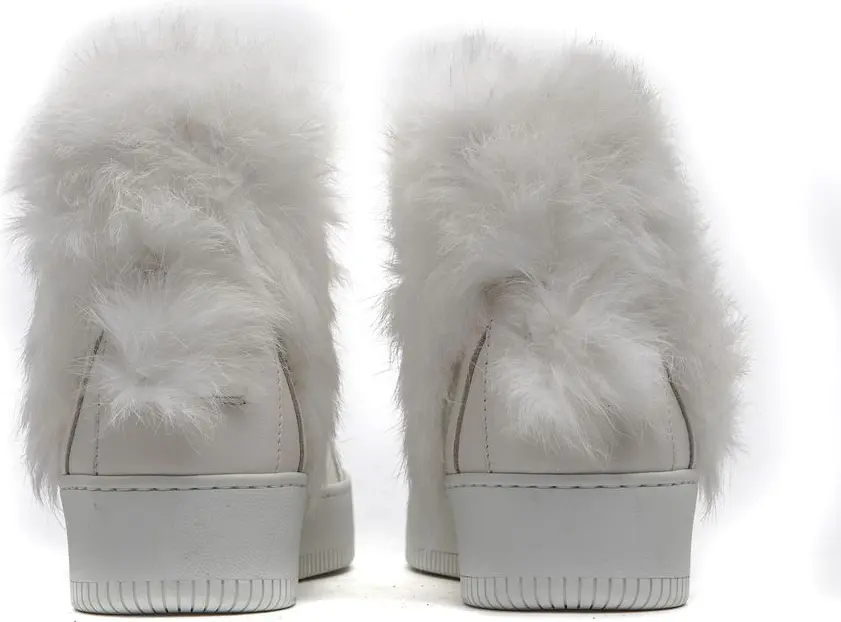 White Cotton Sneaker MR & MRS ITALY
