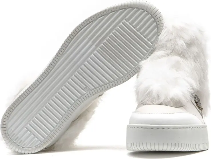 White Cotton Sneaker MR & MRS ITALY