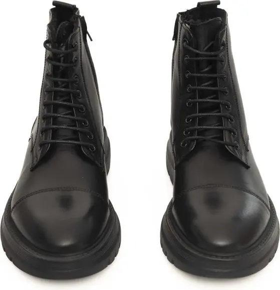 Black Cowhide Boot CERRUTI 1881