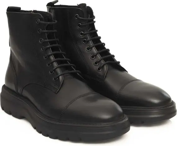 Black Cowhide Boot CERRUTI 1881