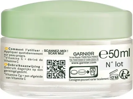Дневной крем Garnier Увлажняющий дневной крем с витамином С