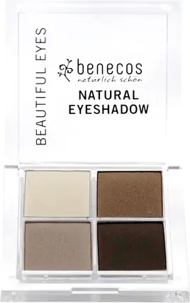 Ko'z uchun soyalar palitrasi Benecos Natural Cosmetics Quattro Coffee