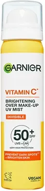 Face Sun Protection Mist Garnier Brightening Over Make-Up Spf 50+