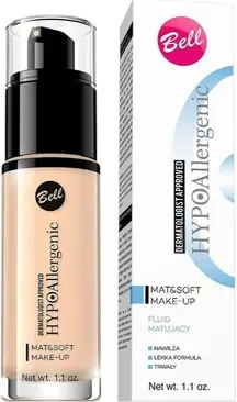 Suyuq tonal krem Bell Hypoallergenic Mat&Soft Makiyaj