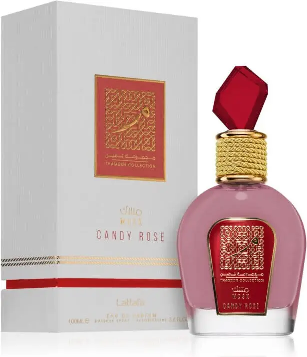 Eau De Parfum Lattafa Candy Rose Thameen Collection Musk