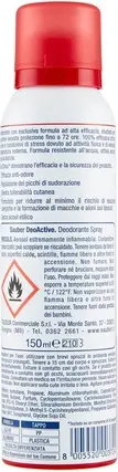 Дезодорант-спрей Sauber Deoactive Длительного действия