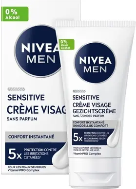 Nivea Sensitive Yuz uchun Krem sezgir teriga mo'ljallangan yumshoq namlovchi