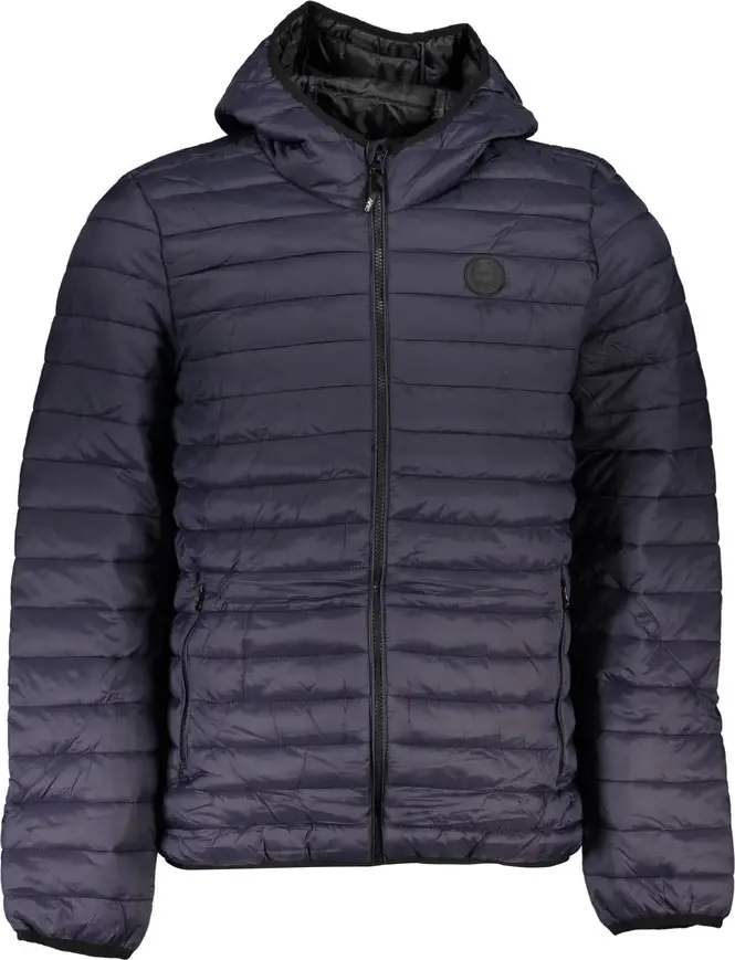 Blue Polyamide Jackets & Coat Diego Venturino