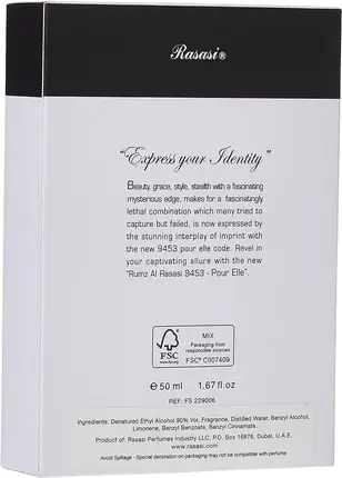 Eau De Parfum Rasasi Rumz Al Rasasi 9453