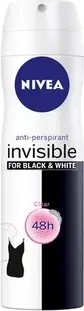 Дезодорант Nivea Invisible For Black And White Clear Спрей