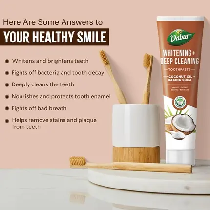 Зубная паста Dabur Organic Coconut Oil