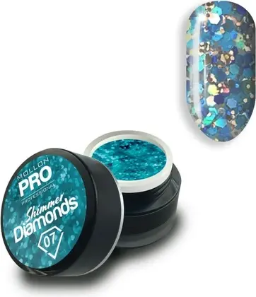 Mollon Pro Shimmer Diamonds 7 ko'z soyasi cho'tkasi
