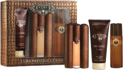 Eau De Toilette Spray Set Cuba Original Prestige Classic