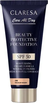 Увлажняющий тональный крем с SPF50 Claresa Protective Foundation