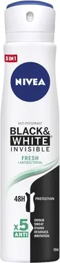 Антиперспирант-спрей Nivea Black & White Invisible Fresh