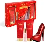 Eau de Toilette Spray Set Aquarius Lady Secret Red
