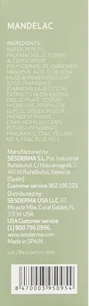 Facial Scrub & Peeling Sesderma Mandelac Scrub