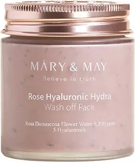 Смываемая маска Mary & May с розой и гиалуроновой кислотой