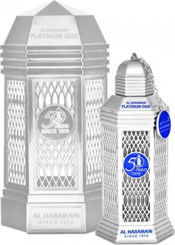 Eau De Parfum Al Haramain 50 Years Platinum Oud