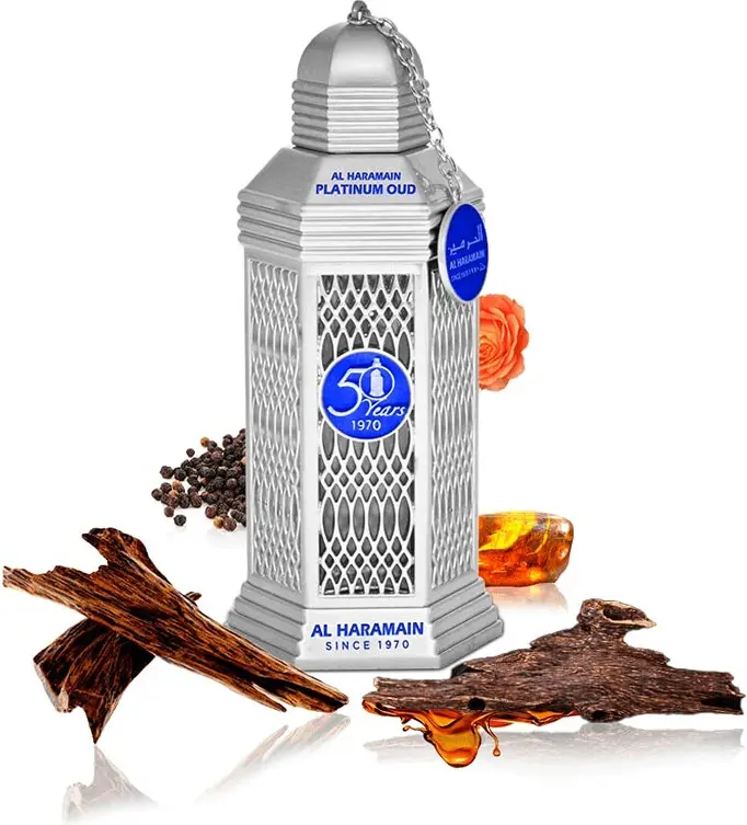 Eau De Parfum Al Haramain 50 Years Platinum Oud