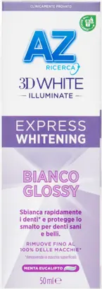 Зубная паста AIZ 3D White Illuminate Express Whitening White Glossy