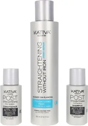 Smoothing Kit Kativa Keratin Smoothing Kit Without Iron Antifrizz Repair Set
