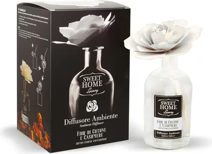 Освежитель воздуха-диффузор Sweet Home Luxury Cotton Cashmere Flower