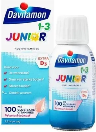 Liquid Vitamins Davitamon Junior 1+