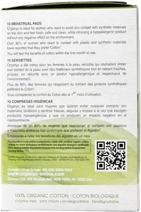 Sanitary Pads Organyc