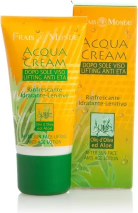 Lotion Frais Monde Quyoshdan keyingi yuzni tortuvchi qarishga qarshi