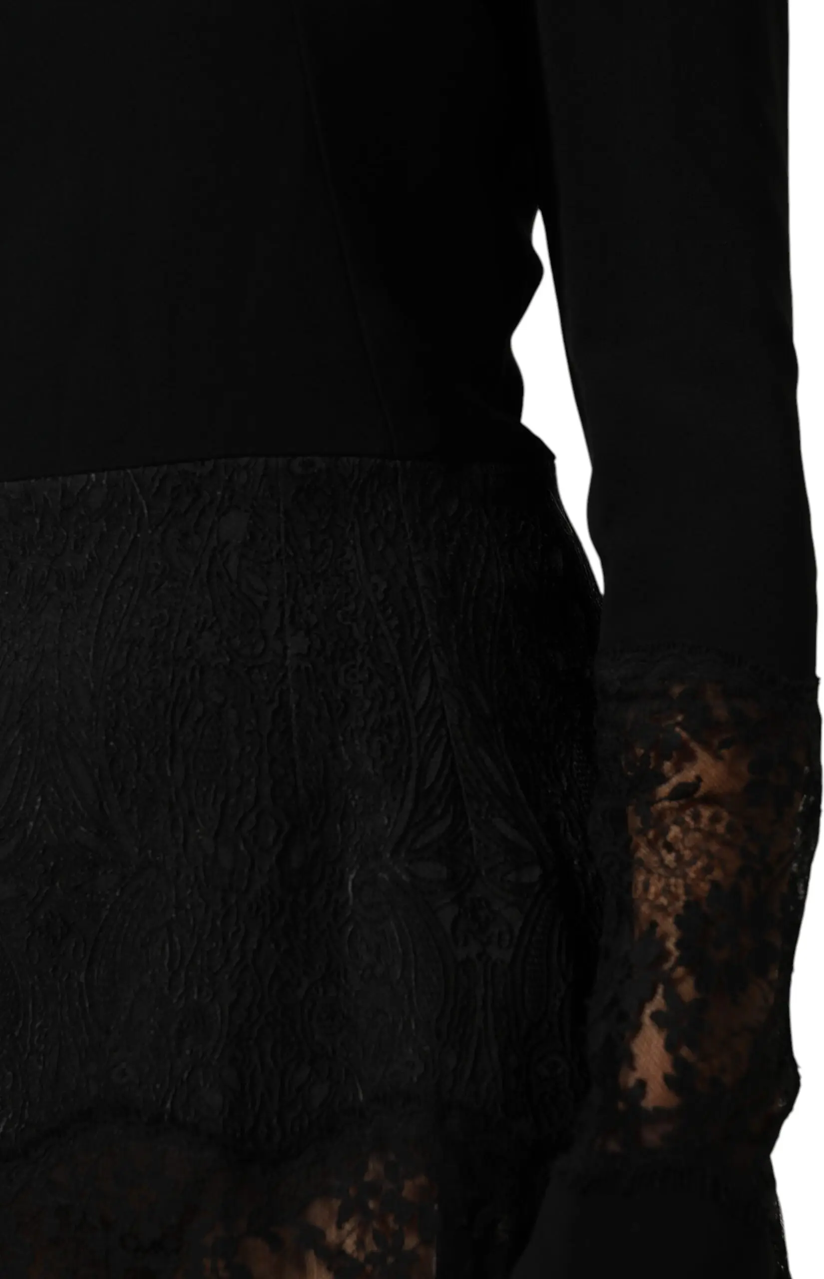 Qoragulli dantelli Sheath A-line ko'ylak Dolce & Gabbana