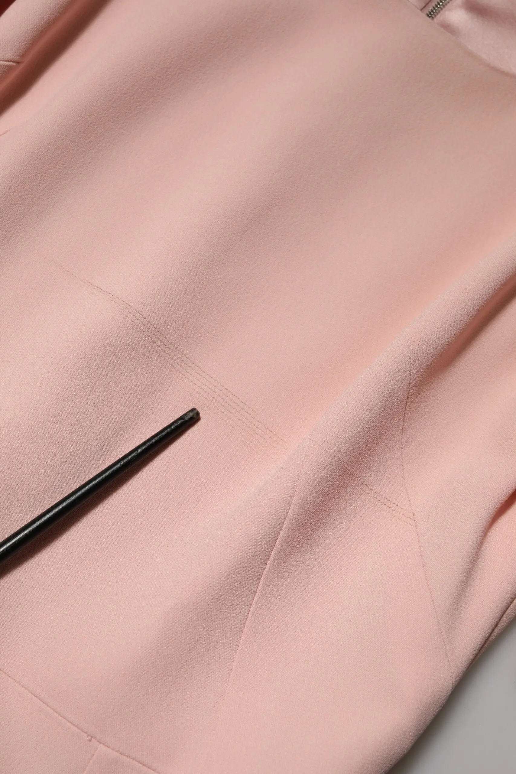 Pink Viscose Sheath Midi Dress by Dolce & Gabbana