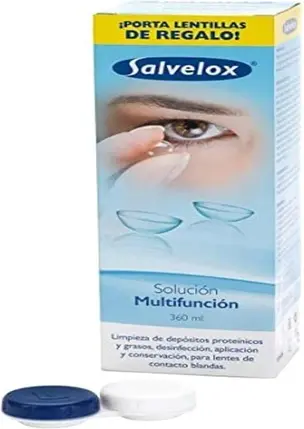 Kontakt linza uchun Salvelox eritmasi