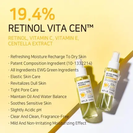 Mist Essence APLB Aplb Retinol Vitamin C Vitamin E