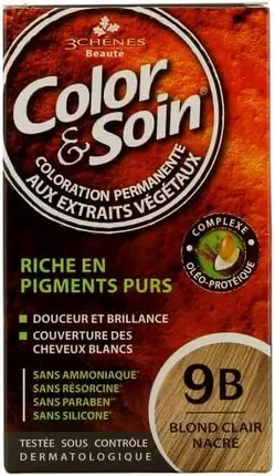 Permanent Color Care Les 3 Chenes Color & Soin Жемчужный Светло-русый 9B