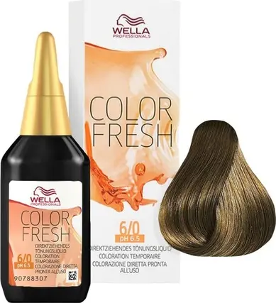 Soch uchun bo'yoq Wella Color Fresh 6/0 Saraton Yechim