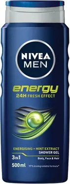 Гель для душа Nivea Energy Освежающий гель для душа для мужчин