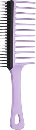 Comb Tangle Teezer Keng Tishli Tarog'i 3C dan 4C Sochlar Uchun Lilakva Qora