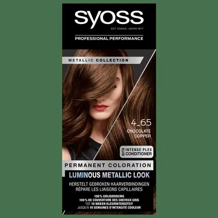 Краска для волос Syoss Color Baseline 465 Шоколадно-Медный