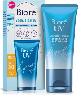 Moisturiser Biore UV Aqua Rich Weightless Moisturiser SPF 30