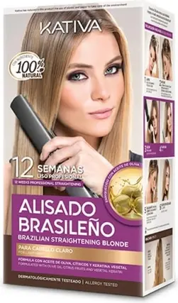 Smoothing Hand Care Set Kativa Brazilian Smoothing Blonde