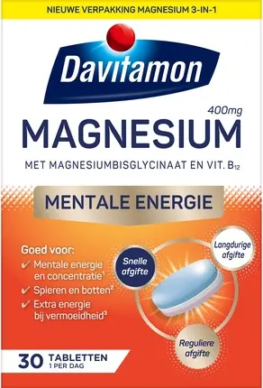 Dietary Supplement Davitamon Magnesium Triple Layer
