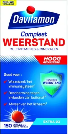 Multivitamin and Mineral Supplement Davitamon Complete Resistance Forte