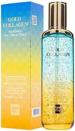 Farmstay Gold Collagen Nourishing 2in1 Serum Toneri