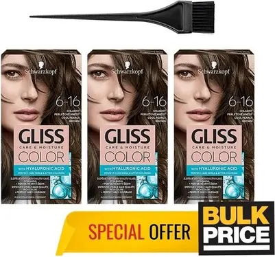 Hair Dye Schwarzkopf Gliss Color Cool Pearly Brown