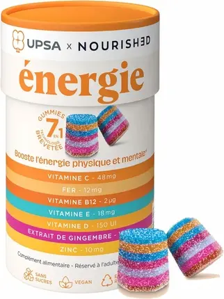 Boosting Food Supplement Upsa Nourished Energy Sugar-Free