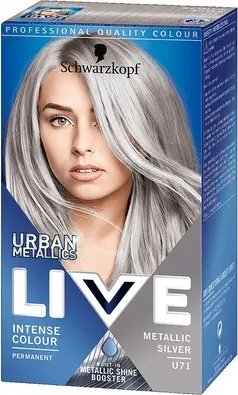 Hair Color Schwarzkopf Live Urban Metallic Silver